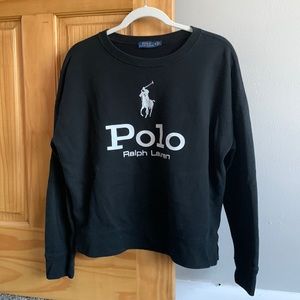 POLO RALPH LAUREN Black Crewneck